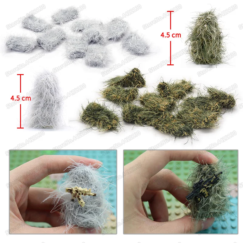 Военная мини камуфляжная МОК Pubg костюм ww2 фигурки джунгли Снежная боевая одежда