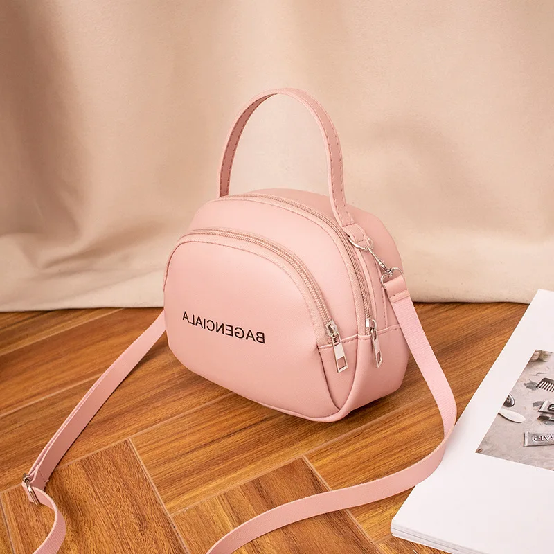 

Letter Printed Fashion One-Shoulder Handbags 2019 South Korea Leisure Wild Shoulder Hand Mini Change Mobile Phone Small Bag