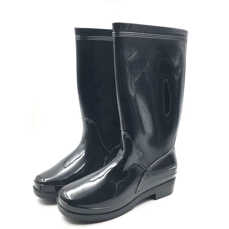 Aleafalling/женские сапоги до середины икры на низком каблуке водонепроницаемые