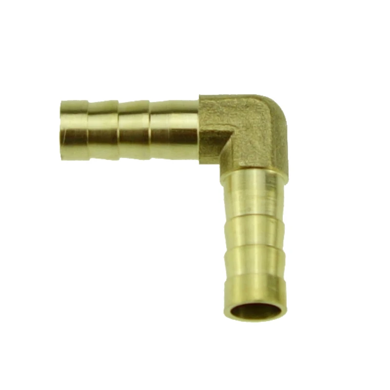 Латунный штуцер для шланга с хвостовиком 90 градусов коленчатый СОЕДИНИТЕЛЬ 6 8 10 12