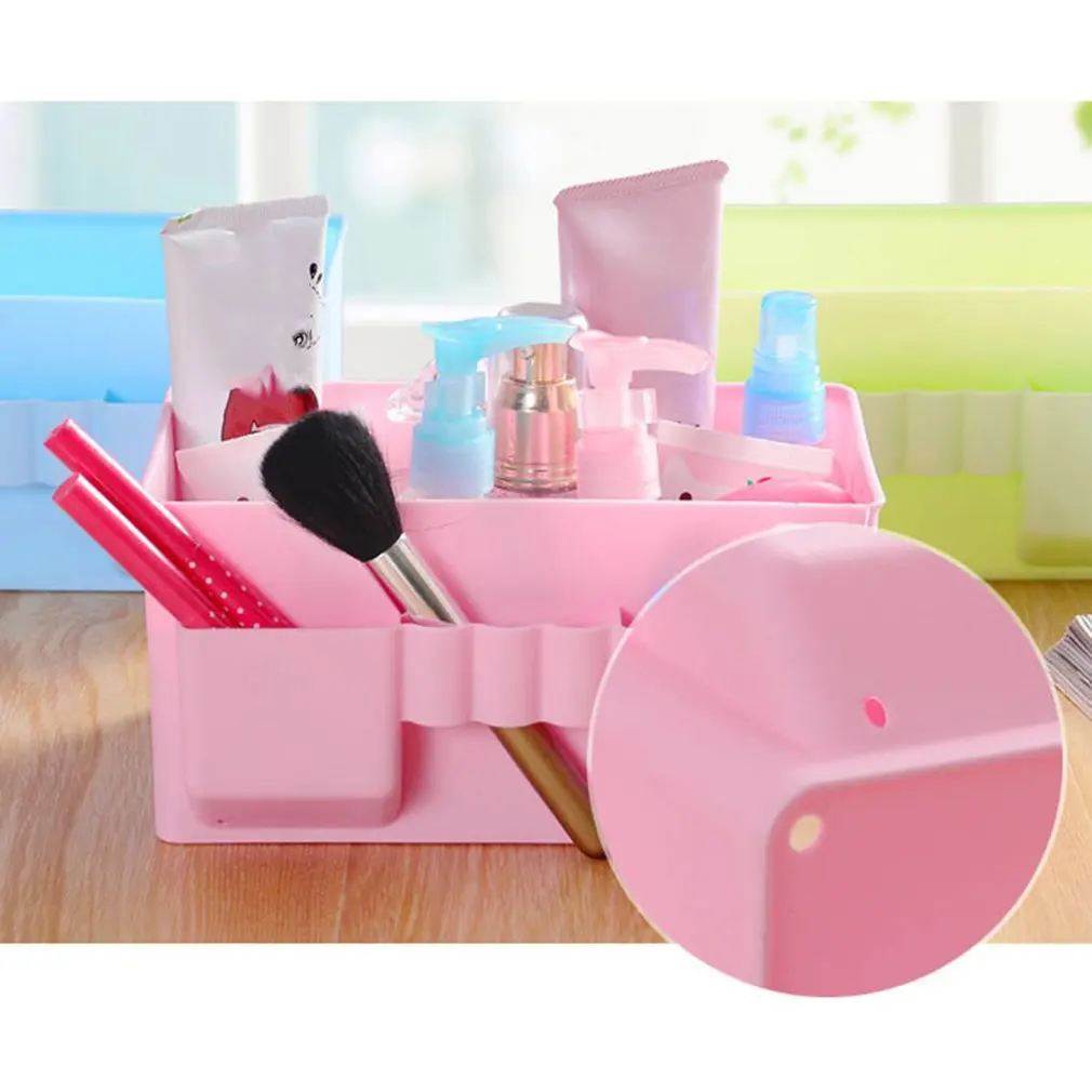 Мульти-слоты дизайн макияж расположение коробка для хранения Органайзер