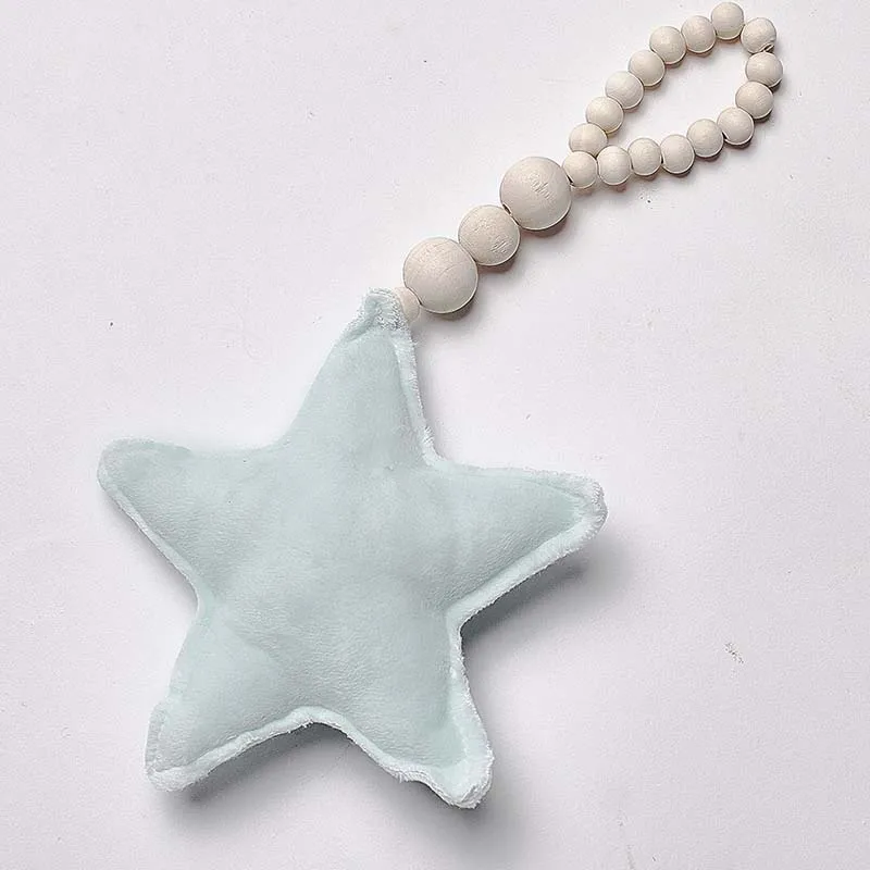 Настенные украшения в скандинавском стиле 1 шт. деревянные бусины форме звезды