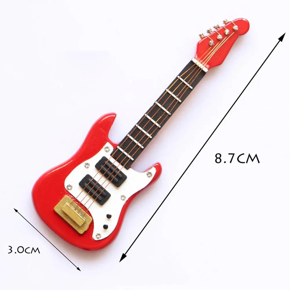 112 puppenhaus zubehör miniatur simulation elektrische gitarre modell puppenhaus wohnzimmer musical instruments dekor ornament free global shipp