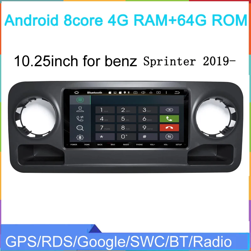 

8Core 10.25inch android10 car radio for Mercedes benz Sprinter W906 2019 2020 car multimedia player gps navi audio carplay auto