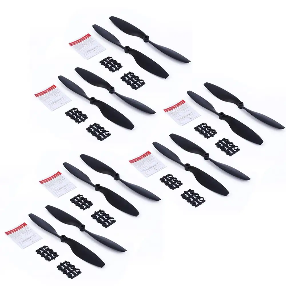 6 пар 1045 пропеллеров Prop CW CCW Blade для F450 F550 RC DIY Drone круглый пропеллер с отверстием