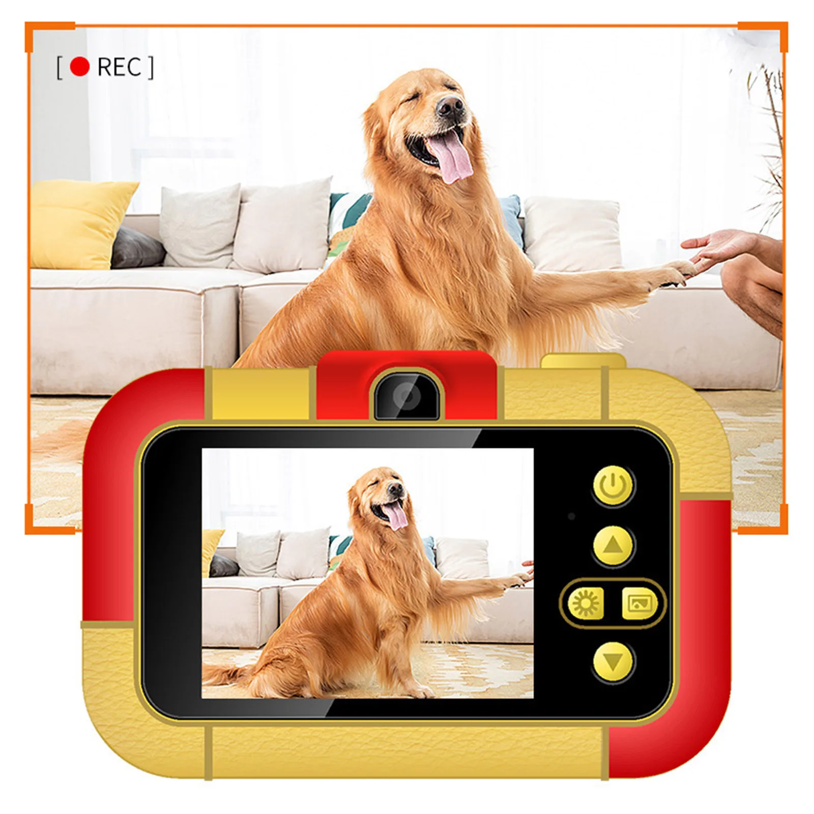 Многофункциональный Детский цифровой Камера 1080P зарядка через USB селфи с картой