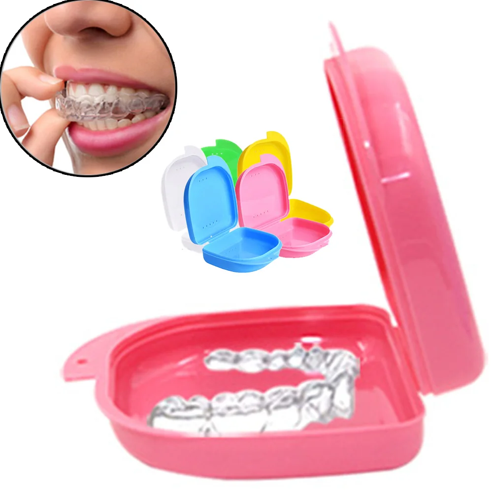 1 шт. для хранения протеза чехол стоматологический ортодонтический фиксатор