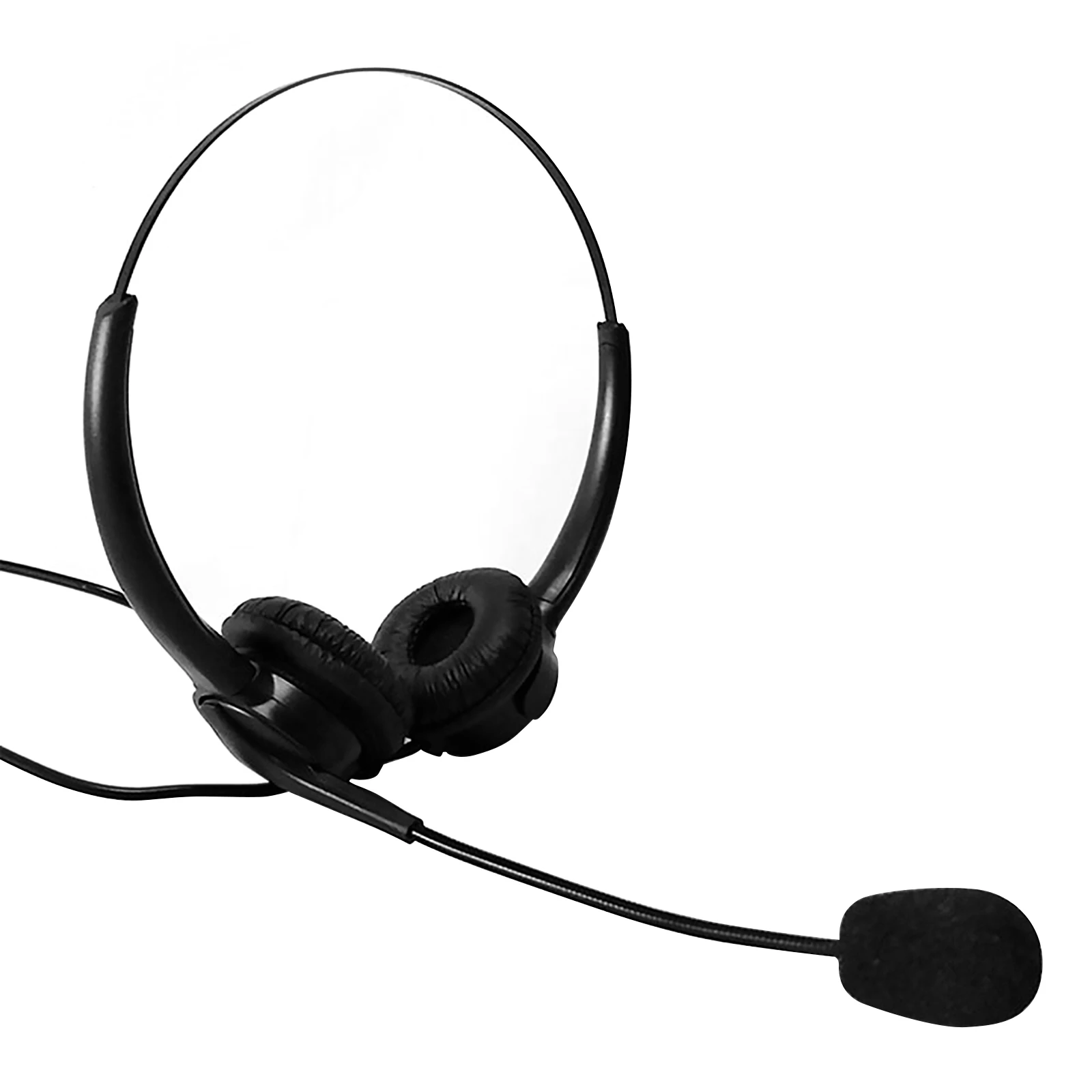 

Mic Business Headset Wired Headphones USB Wired Computer Headset Noise Cancelling Line Volume Control Professional