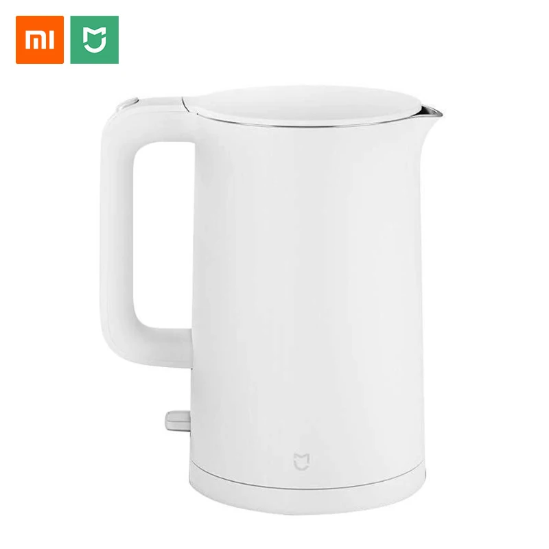 Электрический чайник Xiaomi Mijia из нержавеющей стали 1,5 л с автоматической защитой от помех проводной Ручной чайник для воды с мгновенным нагревом