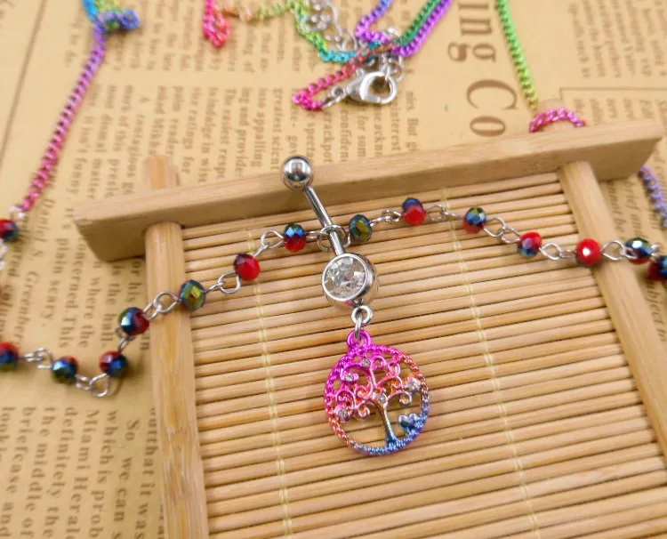 Женское бикини винтажная цепочка для пупка украшение тела 2021 Пляжная цепь на