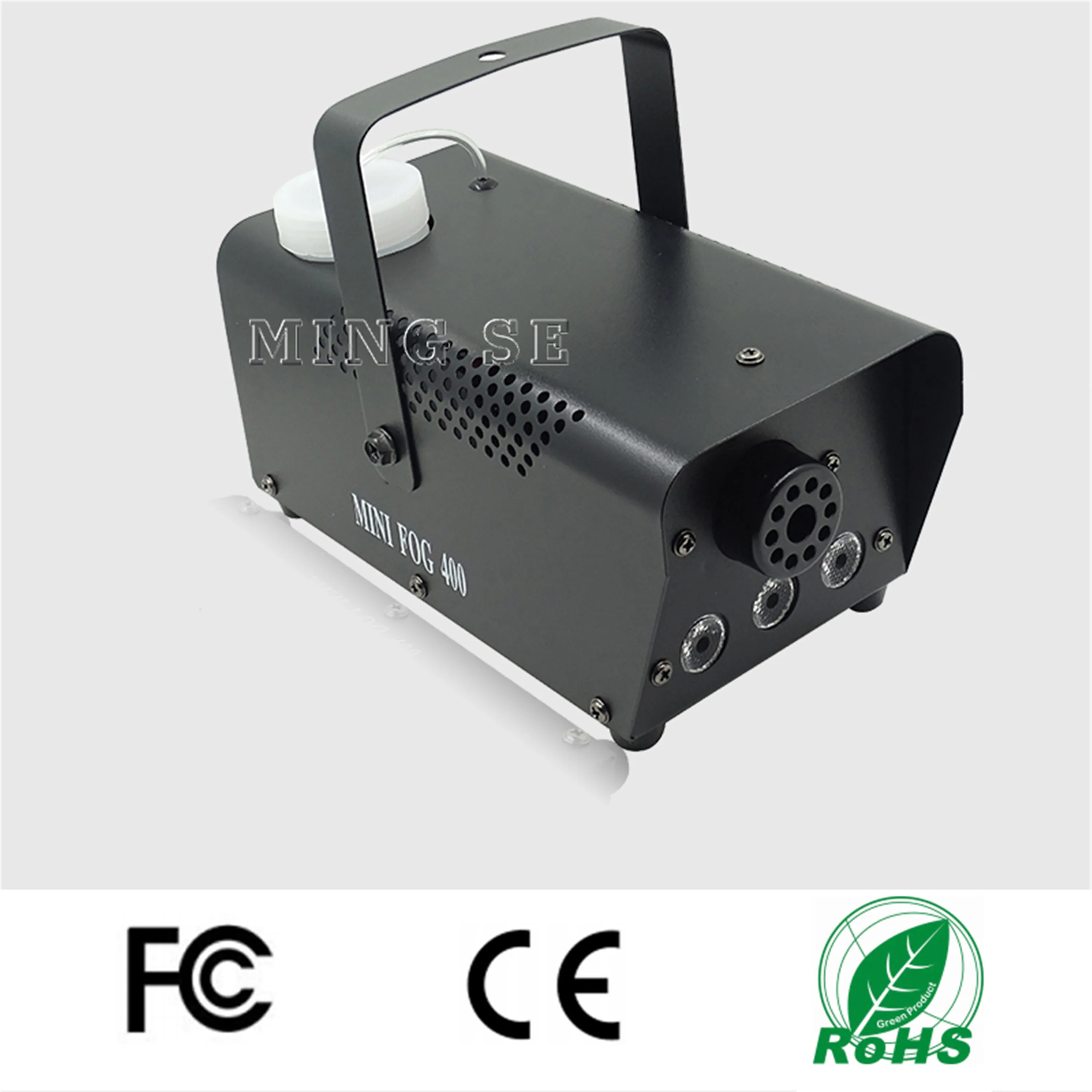 RBG Led fog machine remote control Mini 400W smoke professional DJ lighting equipment light effects | Освещение