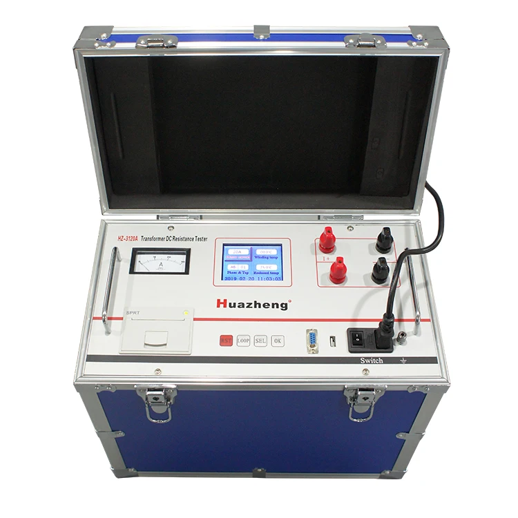 

High quality Inductance DC Resistance Test Instrument transformer winding resistance tester micro ohmmeter