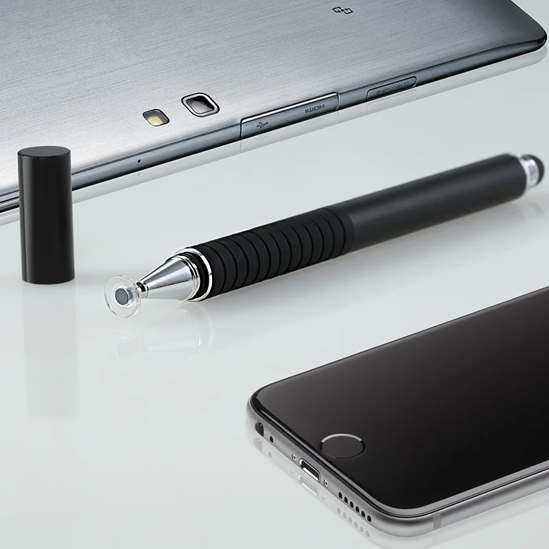 Goedkoop 100Pcs 2 In 1 Capacitieve Touchscreen Metal Stylus Pen Voor Iphone Ipad Ipod Touch Pak Voor Andere Smart Telefoon Tablet Custom Logo