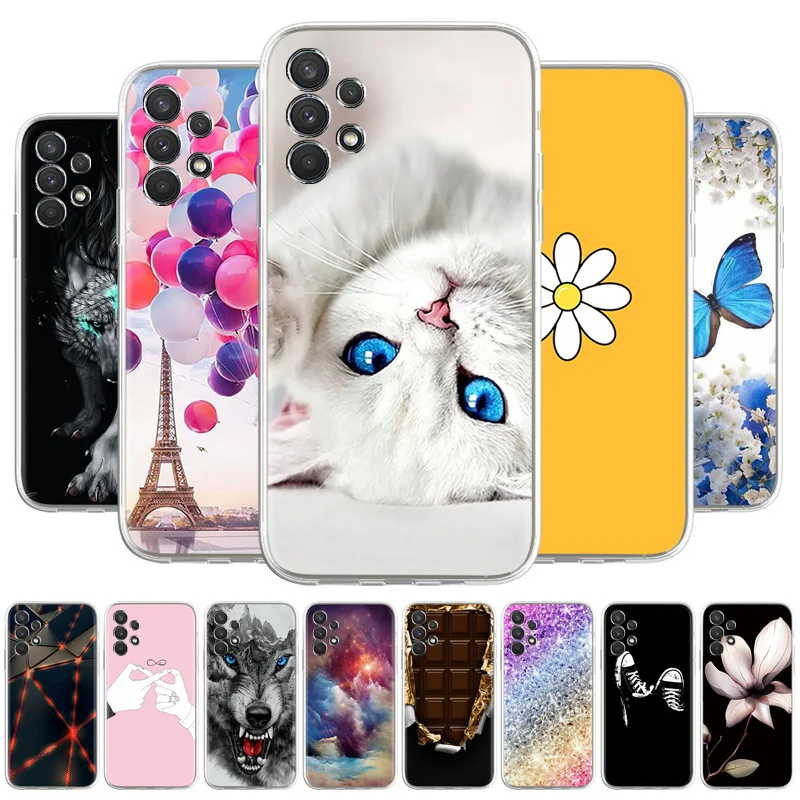 

A32 Case For Samsung A 32 A52 A51 A71 Cover Galaxy A70 A72 A50 A12 A10 A 32 A21 S A 12 Funda Cute TPU Soft Shell
