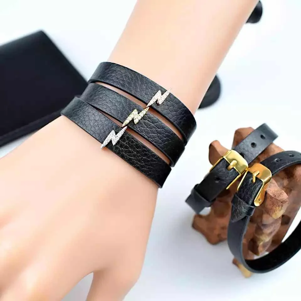 Модный простой и милый мини-браслет с подсветкой из фианита ААА для девочек дам