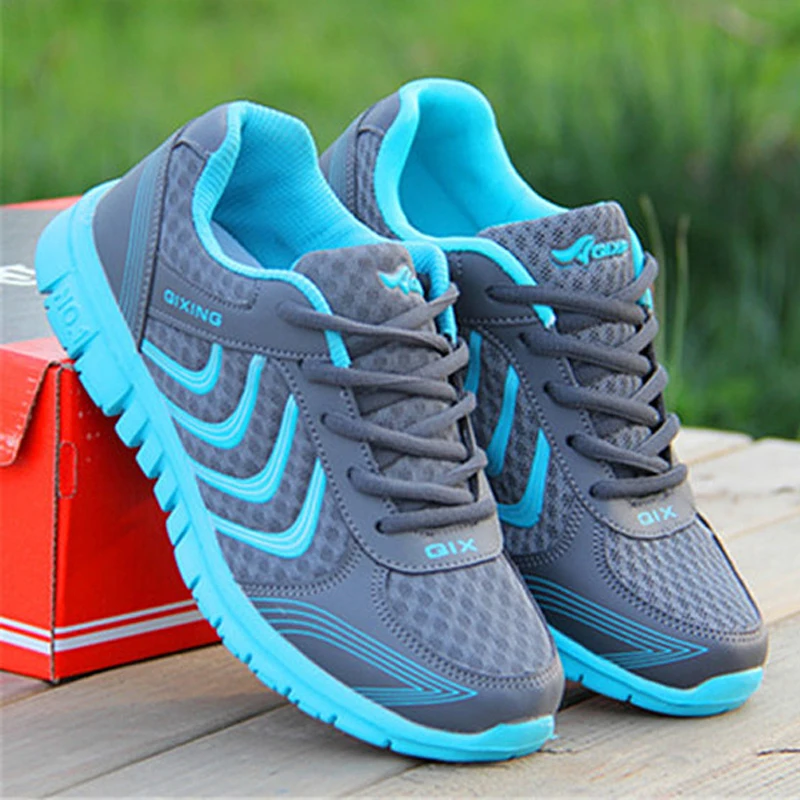 Vulcanized Shoes 2020 New Fashion Fast Ship Breathable Mesh Men Lace-up Comfortable Casual Sneakers Plus Size | Обувь