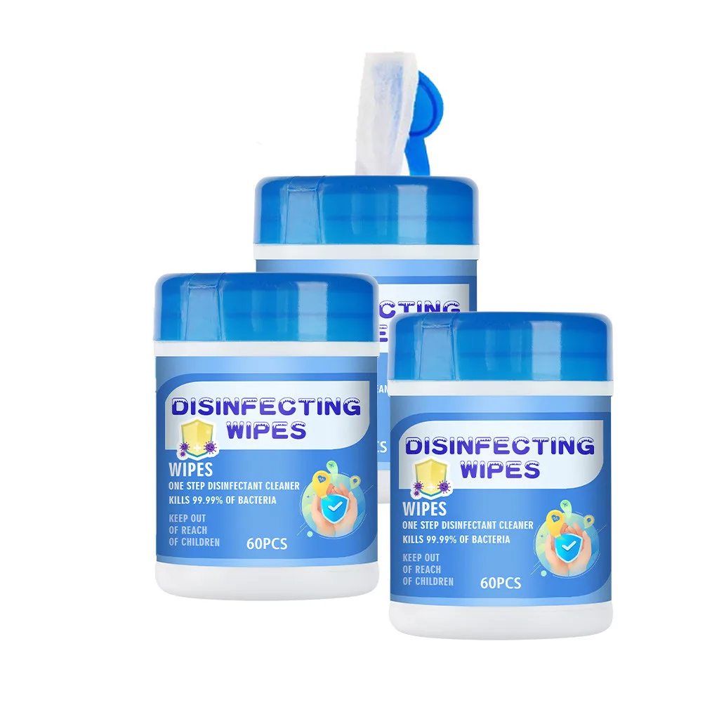60 шт спиртовые салфетки одноразовая дезинфекция антисептик портативный уход за