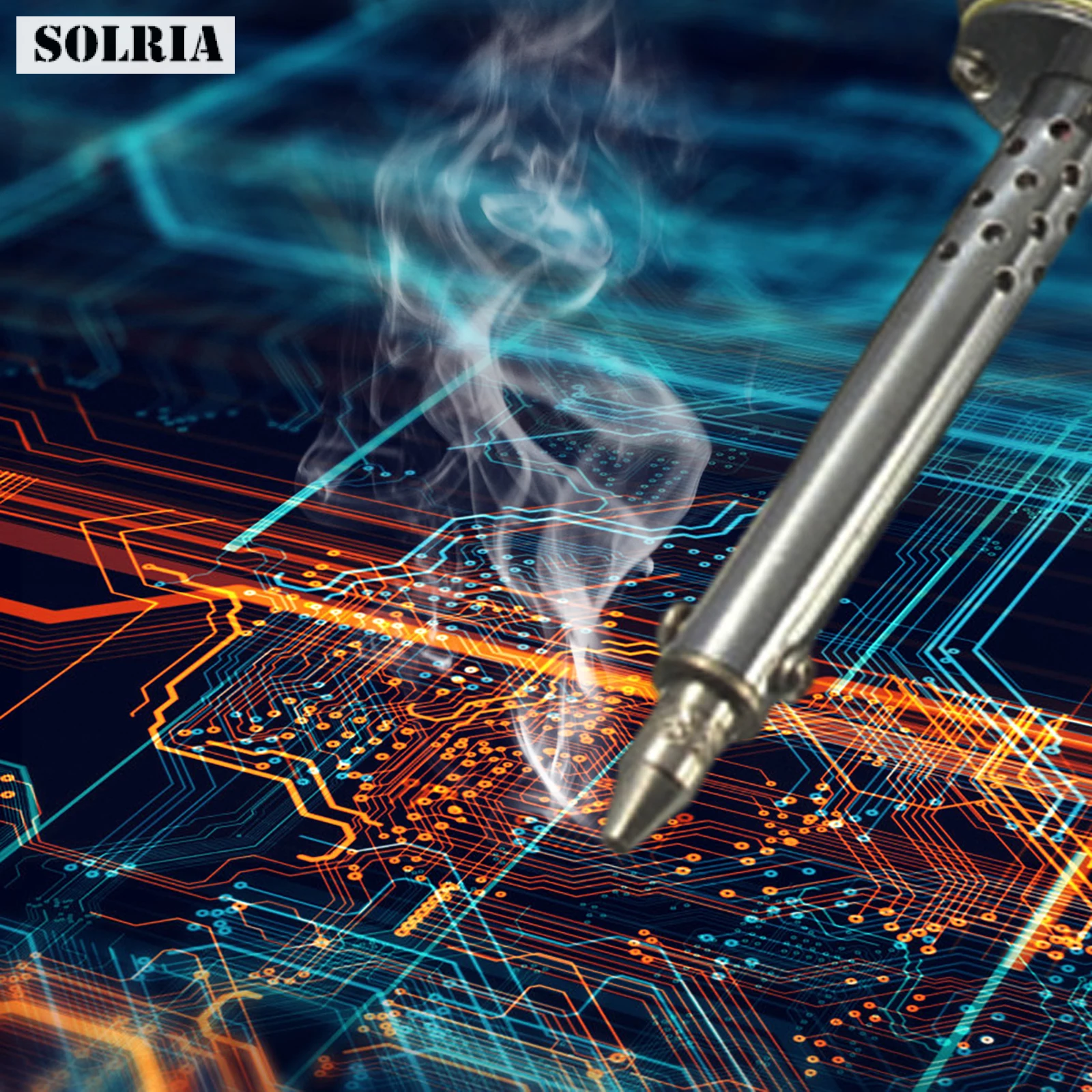 40W Electric Soldering Iron Heating Set Solder Sucker Desoldering Vacuum Pump Welding Tool US/EU Model | Инструменты