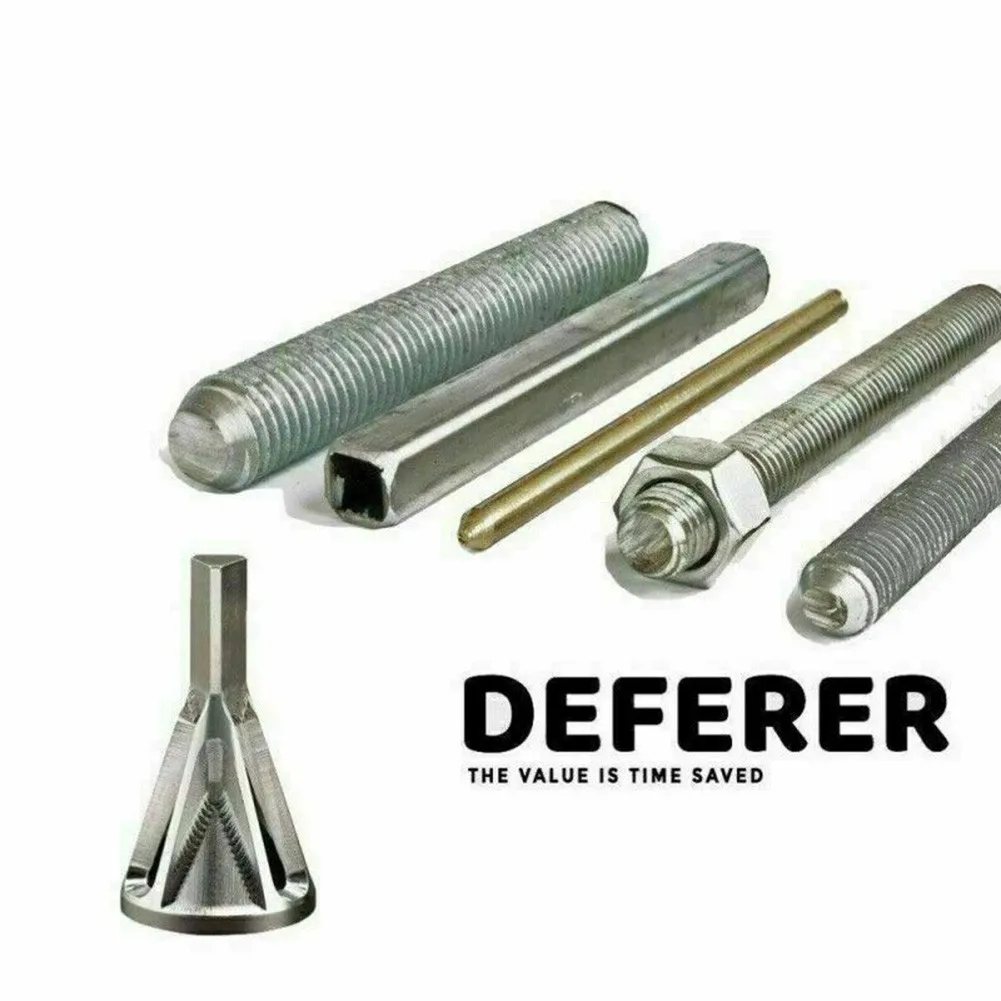 

28*55mm Chamfer Tool 2pcs Cr12MoV Steel Silver Steel Triangular Handle