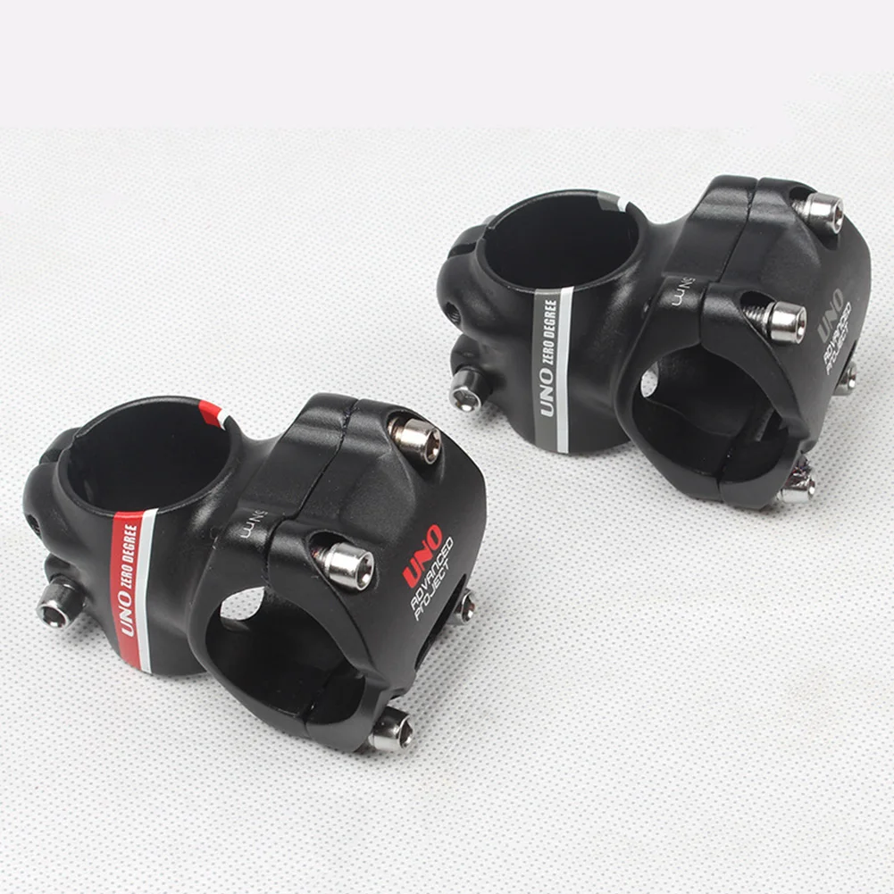 

31.8mm 0 Mountain Bike Handlebar Short Stems 1-1/8" Steering Tube High Strength Aluminum Alloy MTB