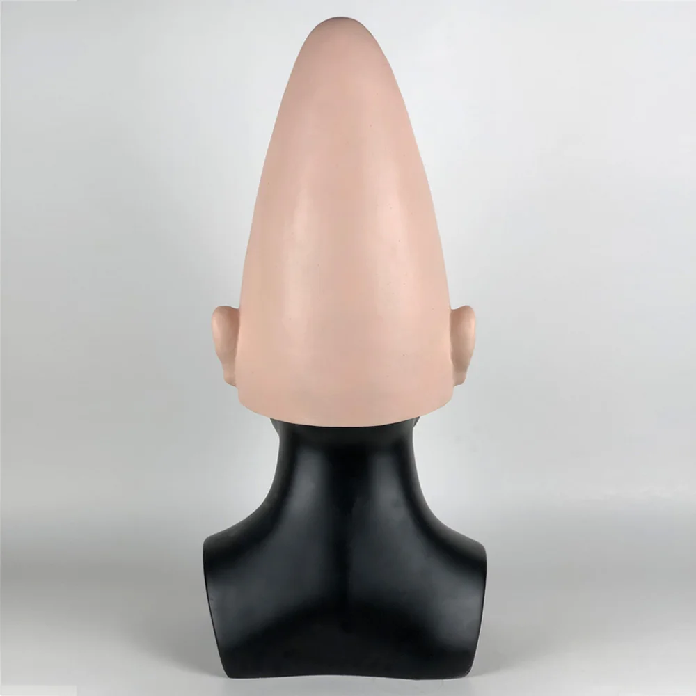 Conehead Маска Из Латекса инопланетянина Косплей яичная голова конические маски шлем Хэллоуин Карнавал вечерние реквизит
