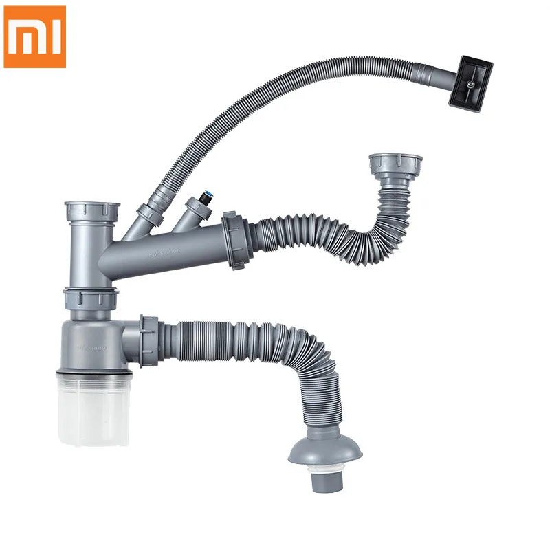 Xiaomi Mijia Youpin подводная лодка для прочистки стоков на кухн трубы гибкие ванная комната дренаж для раковины умывальник Складная труба дезодорант насекомых доказательство