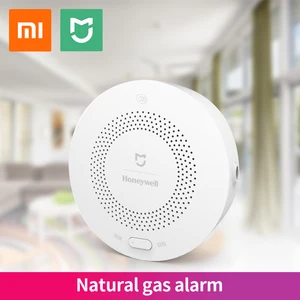 xiaomi mijia honeywell smoke sense guard detector gas sensor work with multifunction gateway 3 smart home security app control free global shipping