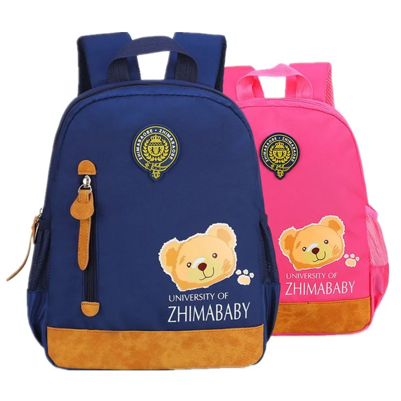 Нейлоновые детские рюкзаки с мультяшным принтом, детские школьные ранцы для детского сада, милые рюкзаки для маленьких мальчиков и девочек
