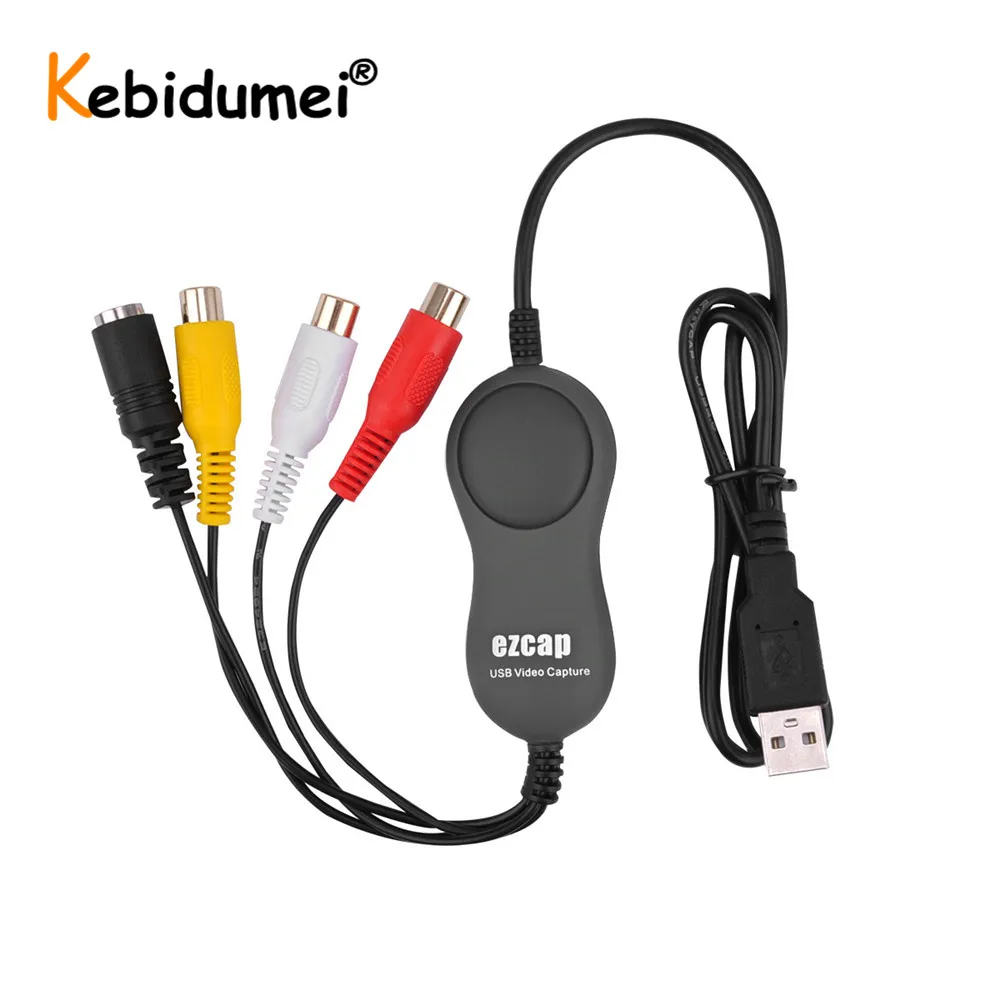 Карта видеозахвата EZCap159 с USB на AV адаптер монитор видео DVD DVR VHS для Win7/8/10 Mac OS |