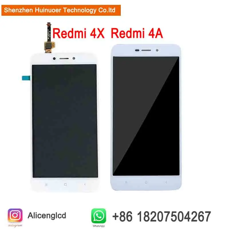 Для Xiaomi Redmi 4X сенсорный экран дигитайзер 5," ЖК-дисплей с рамкой для Xiaomi Redmi 4A ЖК
