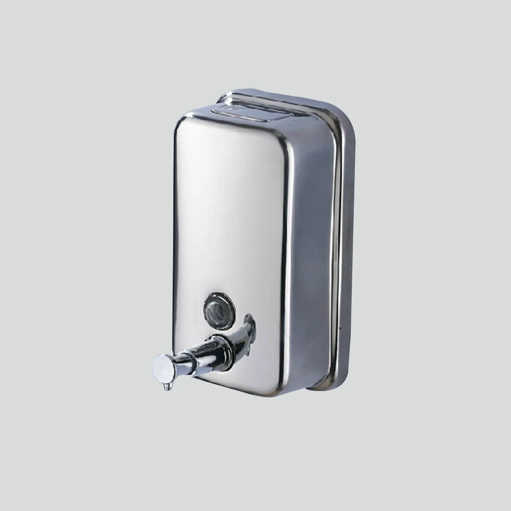 

Soap Dispenser Stainless Steel Wall Mount For Kitchen Plastic Shower Gel Detergent Shampoo Bottle Hotel Home Accessories