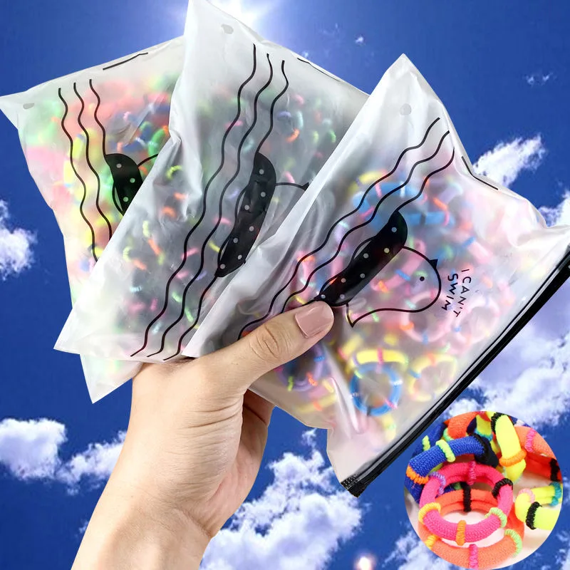 Набор из 100 полосок детские цветные украшения для волос бамбуковое полотенце