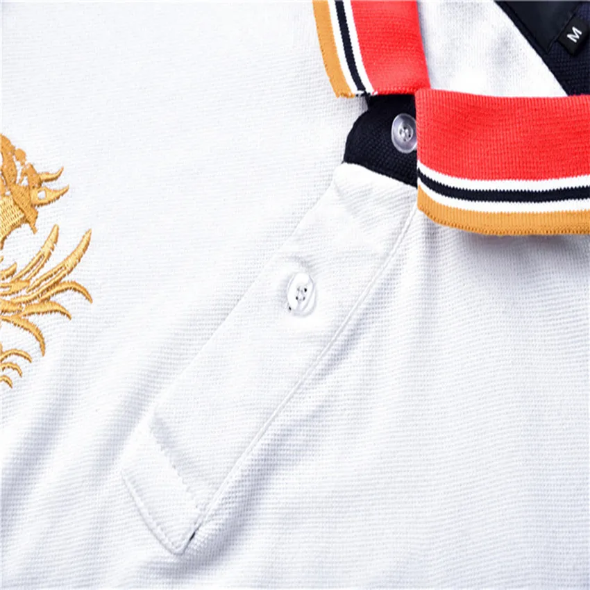 

Hot-selling trendy polo wear for summer 2021 men's casual fitness cotton compression embroidered lapel shirt