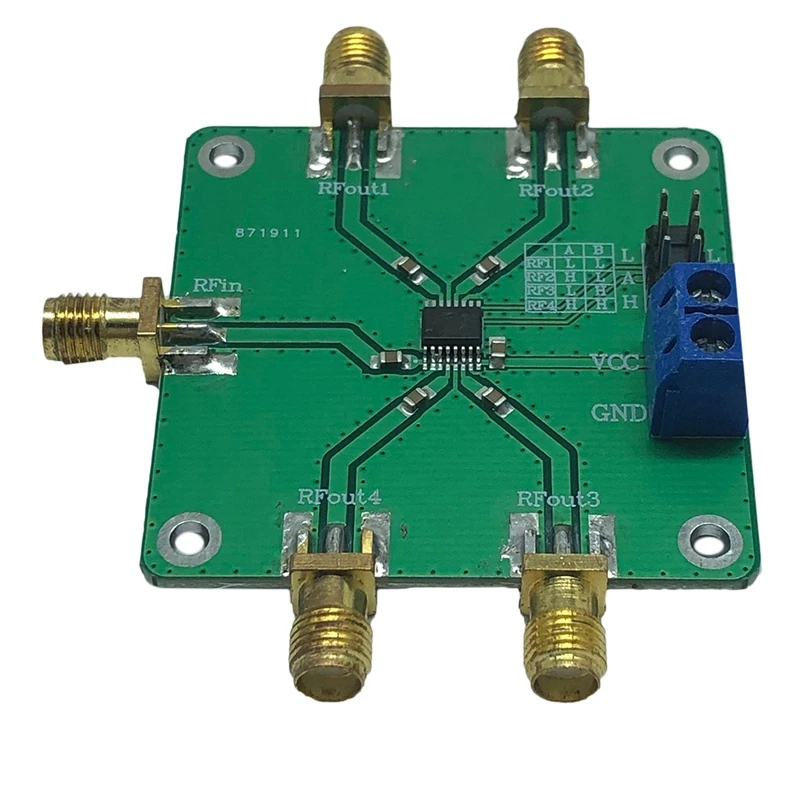 

RF Single-Pole Four-Position Switch Module 1-3000MHz 50 Ohm