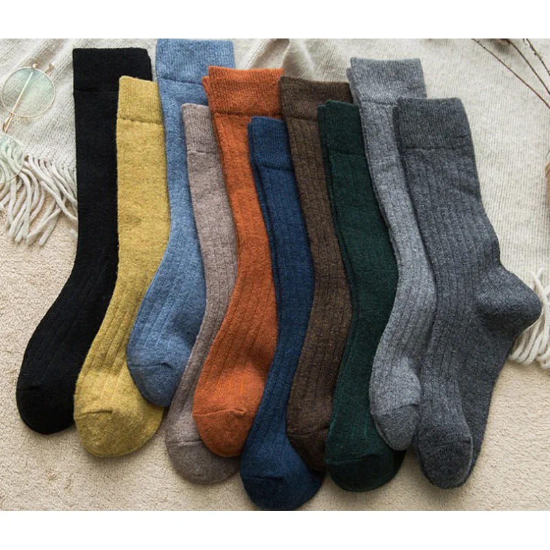 Бесплатная доставка новинка модные носки цвета карамели однотонные теплые