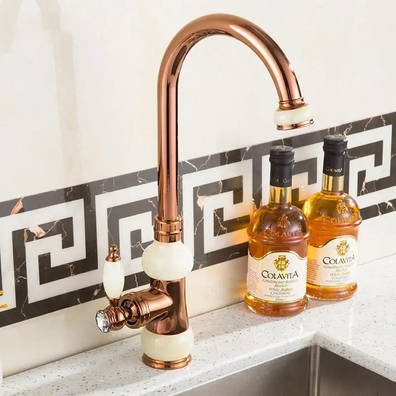 Смесители для умывальника с поворотом на 360 градусов евро Золотой смеситель