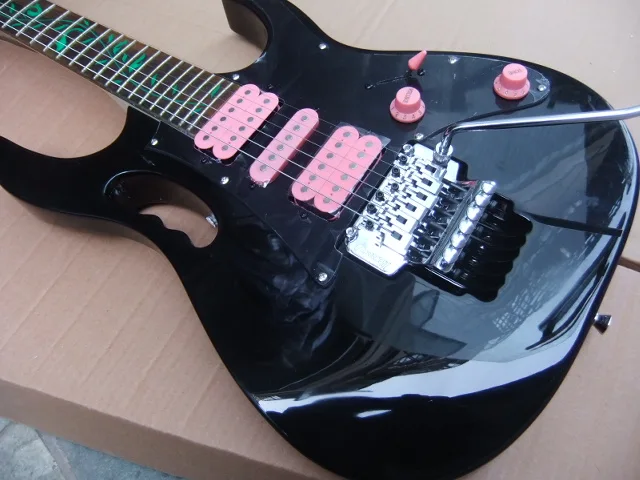 Оптовая продажа новая модель электрогитары серии Jem с цветочным грифом 3 пикапа