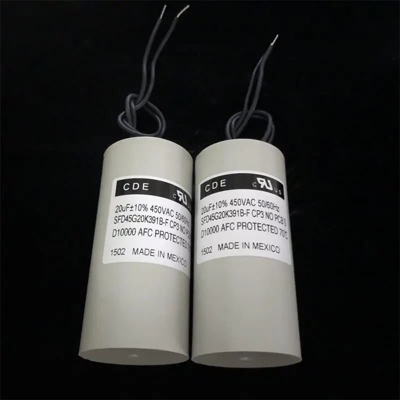 Cde Sfd45g20k391b f 20uf450vac Электрооборудование для запуска пленочный электролитический