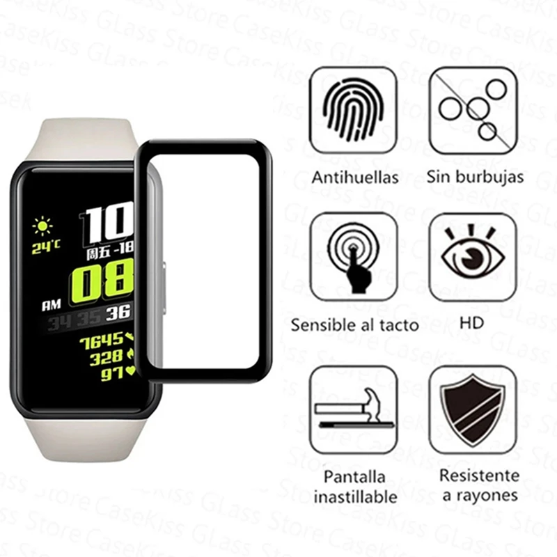 Защитная пленка для Huawei Honor Band 6 мягкая с закругленными краями | Электроника