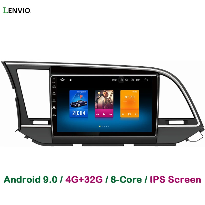 Автомобильный DVD-плеер Lenvio 4 Гб ОЗУ 32 ПЗУ Восьмиядерный процессор Android 9 0