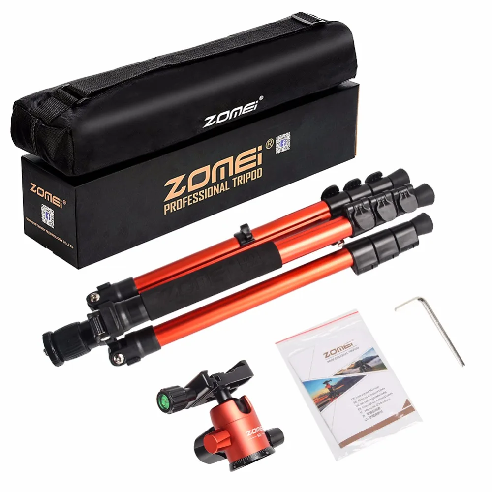 

ZOMEI M3 Camera Tripod & Monopod Light Weight Travel Tripod with 360 Degree Ball Head and Carry Bag for SLR DSLR Digital Camera