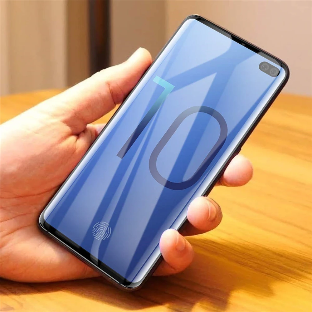 100D полный изогнутый экран закаленное стекло для samsung Galaxy S10E S10 Plus Note 10 S10+ Защитная пленка для экрана