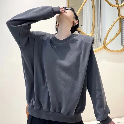 

118641 118642 модная классическая Модная брендовая роскошная дизайнерская одежда, пуловер с круглым вырезом для женщин, весна-осень A2