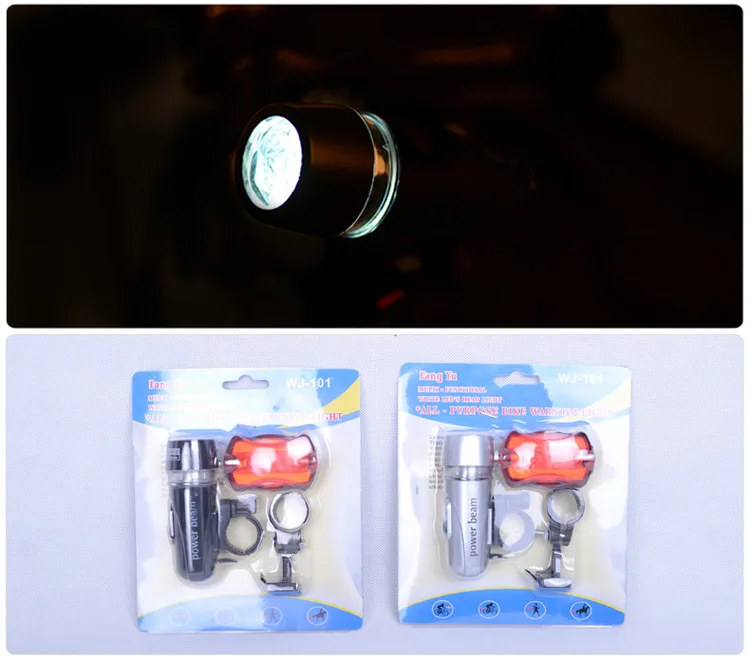 Высокое качество 5 Led велосипедный передний фонарь + задний набор