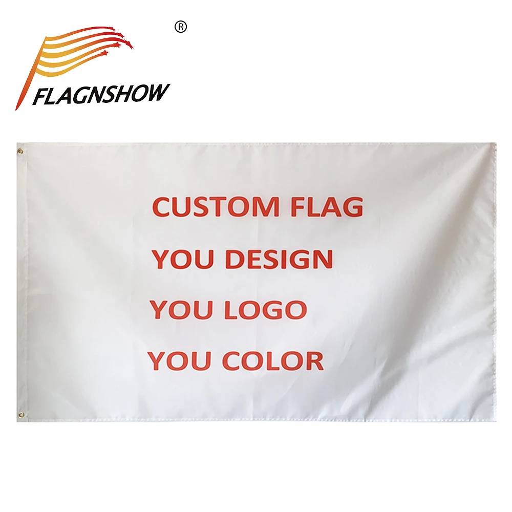Индивидуальные флаги баннеры Односторонний Флаг на заказ печать вашего