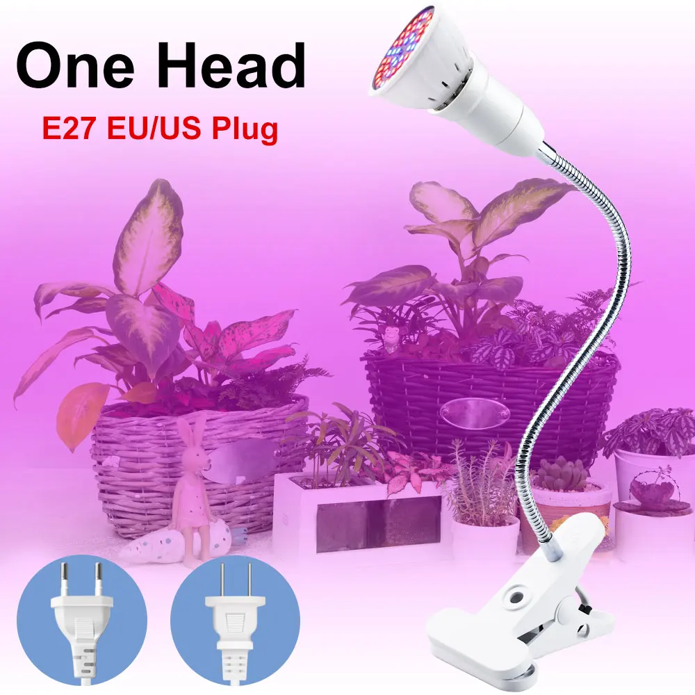 

LED Grow Light Full Spectrum E27 LED Plant Growing Lamp 3W 5W 7W 15W 20W Flower Seed Phyto LED Lamp Indoor Greenhouse Light Bulb