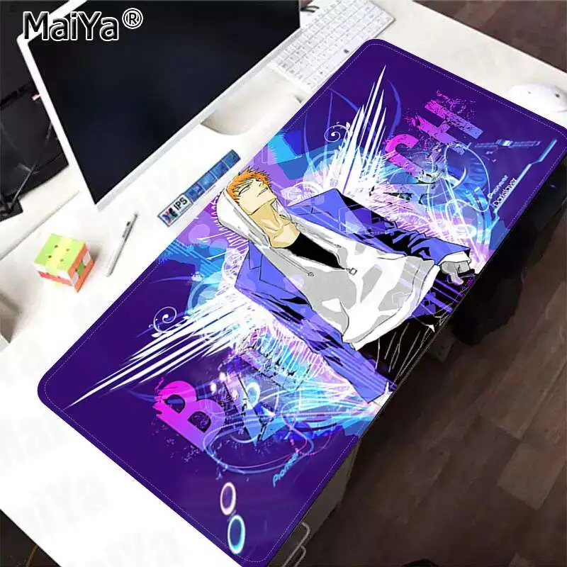 

Maiya Cool New BLEACH Durable Rubber Mouse Mat Pad Free Shipping Large Mouse Pad Keyboards Mat