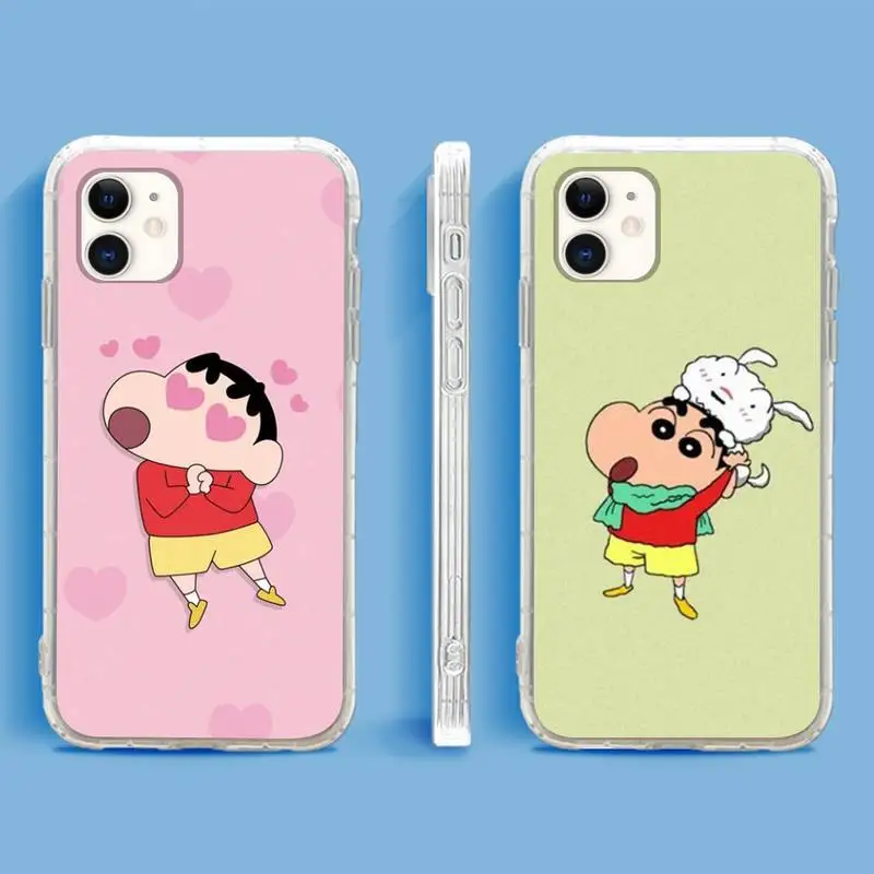 

Cartoon Crayons Shin cute Chan Phone Case For Iphone SE 2020 6 6s 7 8 plus X Xr XS 11 12 13 Mini Pro Max Fundas Cover