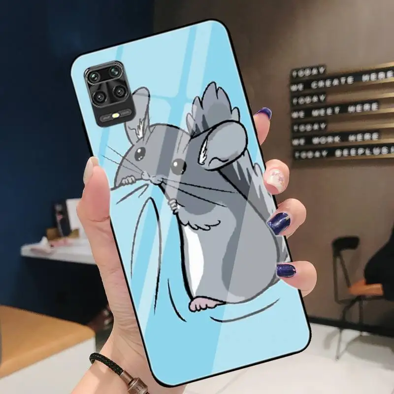 

ZFGHSHYQ Cute Cartoon Hamster Phone Case For Redmi4X 5 Plus 6 A Note 4 5 6 Pro 7 Xiaomi6 8 SE MIX2 S Note3 Tempered Glass