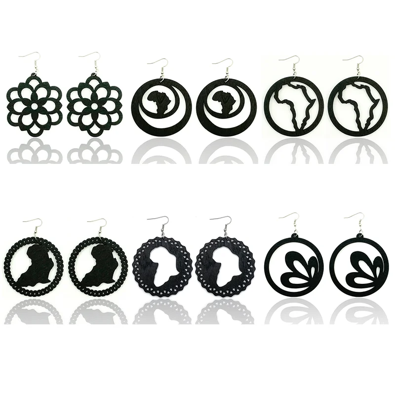 SOMESOOR ювелирные изделия 2021 новый узор лазерная резка Африканская Карта Дизайн